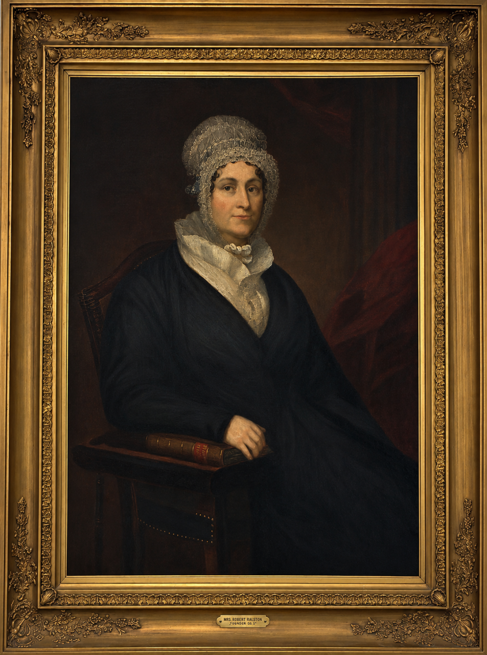 Portrait of Sarah Ralston founder of the Orphan Society of Philadelphia